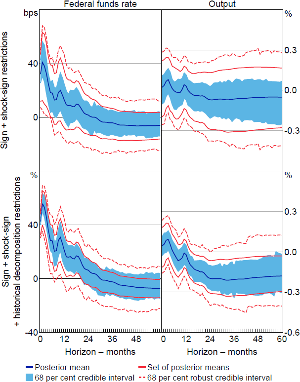 Figure 5: Responses to Monetary Policy Shock – Extended Restrictions